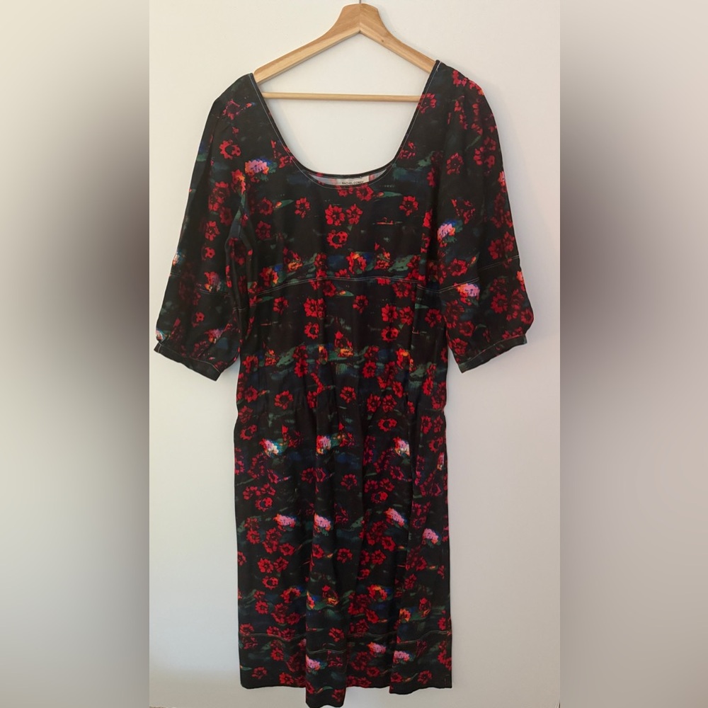 Rachel Comey x target  Red and Black 3/4 Sleeve Dress